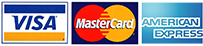 Major credit and debit cards accepted